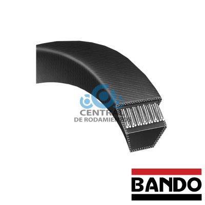 Correa trapezoidal estandar, B88, Longitud externa 91 pulgadas, bando