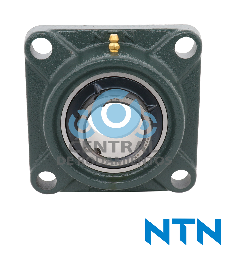Chumacera de brida, UCF218-308D1, Brida de 4 pernos, Diametro de eje 88.90 mm, Carcasa de Hierro fundido, NTN