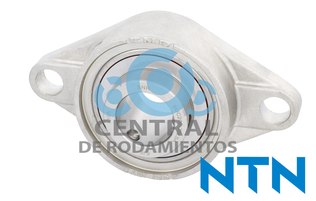 Chumacera de brida, S-UCFL205-25MM, Brida de 4 pernos, Carcasa de Acero Inoxidable, NTN