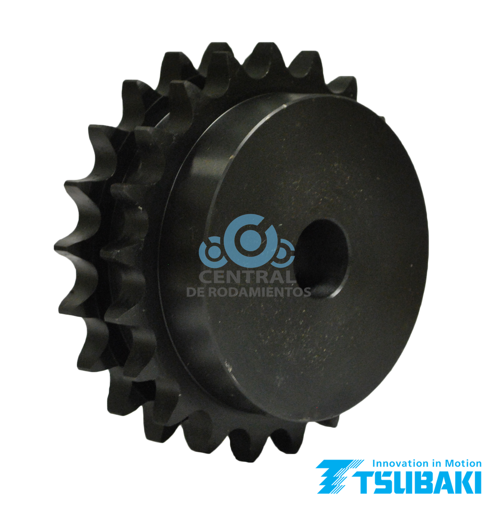 Sprocket, D40B15H, Tipo B, Numero de cadena & paso (40 / 1/2 in), Numero de dientes 15, Diametro de barreno normal 1/2 in, TSUBAKI