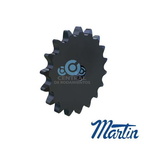 Sprocket, 100B25, Tipo B, Numero de cadena & paso (100 / 1-1/4 in), Numero de dientes 25, MARTIN
