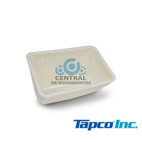 Cangilon industrial de Polietileno Tipo AA, Tamano 16x8 pulgadas, Tapco