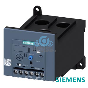 Relé de sobrecarga 12,5...50 A electrónico para protección de motores tamaño S3, clase 10E instalación independiente Circuito principal: Transformador con primario pasante circuito auxiliar: atornillable Rearme manual/automático