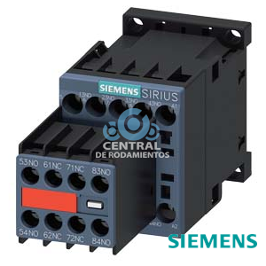 contactor auxiliar, 6 NA + 2 NC, 230 V AC, 50/60 Hz, bornes de tornillo, tamaño S00, bloque de contactos auxiliares no desmontable