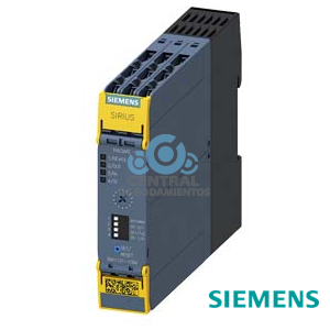 Módulo de seguridad SIRIUS Módulos base serie Advanced con retardo de 0,05-3 s Circuitos de habilitación por relés 2 NA instantáneos 2 NA retardados Us = 24 V DC borne de tornillo