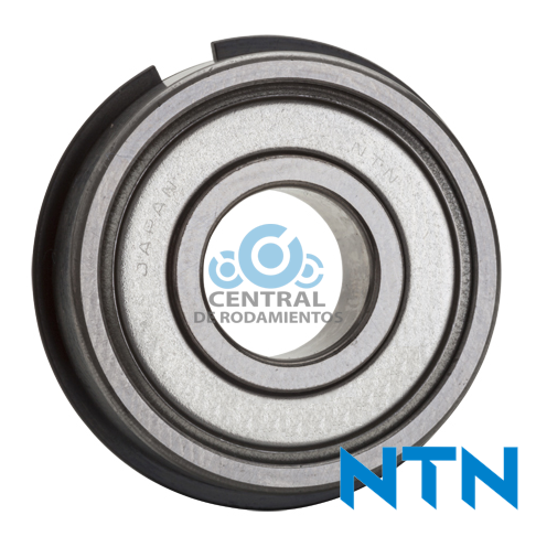 Rodamiento rigido de bolas, 6014ZZNR, Diametro interno 70 mm, Diametro externo 110 mm, Ancho total 20 mm, NTN