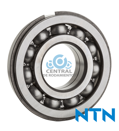 Rodamiento rigido de bolas, 6207NRC3, Diametro interno 35 mm, Diametro externo 72 mm, Ancho total 17 mm, NTN