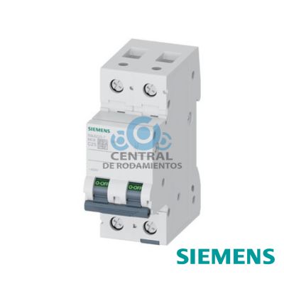 Automato magnetotermico C3 400 V, 6kA, de 2 polos, caracteristica C, In=3 A