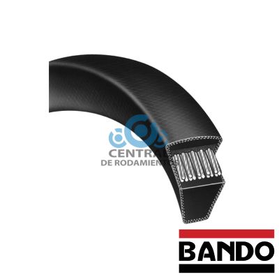 Correa trapezoidal estandar, 5V1600, Longitud externa 160 pulgadas, bando