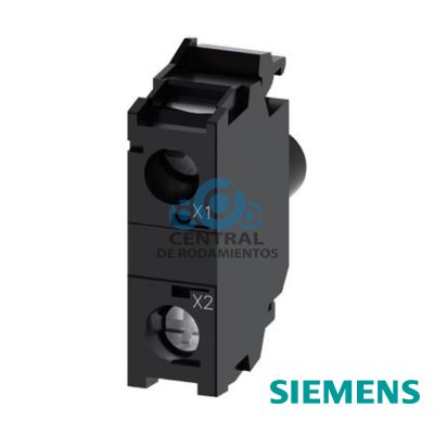modulo de LED con LED intgr. 230 V AC, rojo, bornes de tornillo, para fijacion en placa frontal