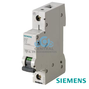 Automático magnetotérmico 230/400V 6kA, 1 polo, C, 8A Interruptor automático 230/400V 6kA, 1 polo, C, 8A