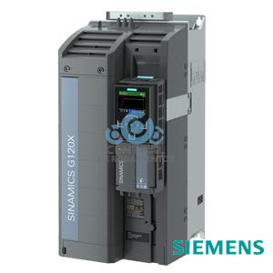 SINAMICS G120X Potencia asignada: 30 kW al 110% 60 s, 100% 240 s sin filtrar 380-480 V 3 AC + 10/-20% 47-63 Hz Temperatura ambiente –20 a +45 °C Tamaño: FSD Grado de protección IP20/UL open Type pintura 3C2 con panel de operador básico Sin ampliación de IO Bus de campo integrado: PROFINET-PN, Ethernet IP