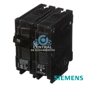 Siemens Low Voltage Interruptores automáticos residenciales Interruptores pequeños termomagnéticos Interruptores - Tipo QP/MP 2 polos 120/240 V AC son circuitos, redes de centro de carga de